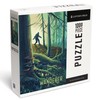 Lantern Press 1000 Piece Jigsaw Puzzle, Wanderer, Bigfoot in Forest