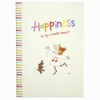 Coco-chan RYN-1008 Greeting Life, A5 Notebook, Happiness, White