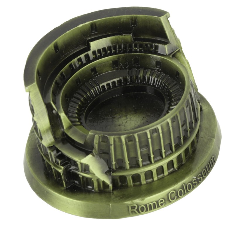 The Ancient Rome Colosseum Model Metal Craft Ornaments Tourist Souvenirs