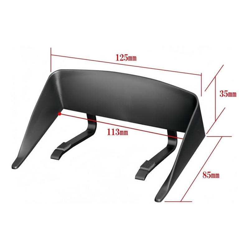 SKLINE 5" Car Navigation Visor One Touch Mount Car Monitor