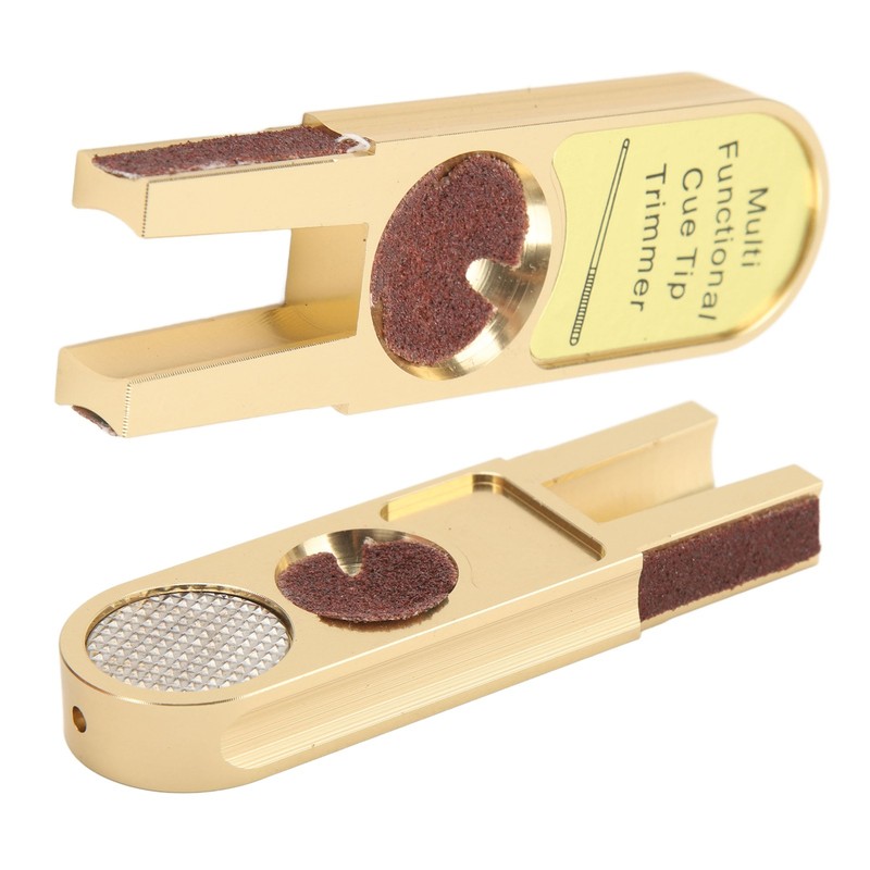 Pool Cue Tip Shaper Multifunctional Billiard Cue Tip Repair Tool