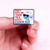 Food Box Enamel Pin Cartoon Milk Box Brooch Button Badge