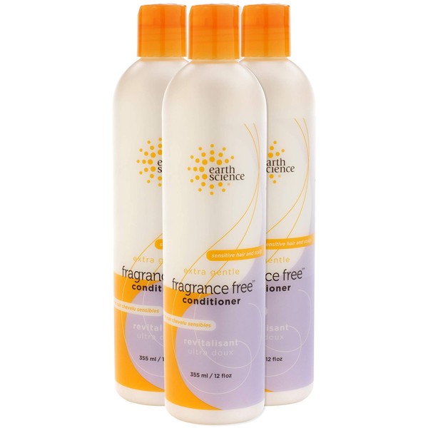 EARTH SCIENCE: Fragrance Free Conditioner (3pk, 12oz)