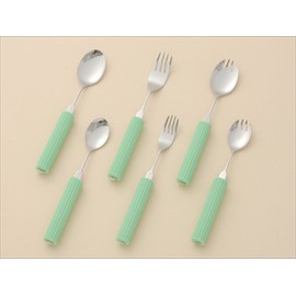 o-rusutenresuhandoru・sirikonsuponzi with/N – 6/SS – 18 Spoon and Fork Small Pack of 1