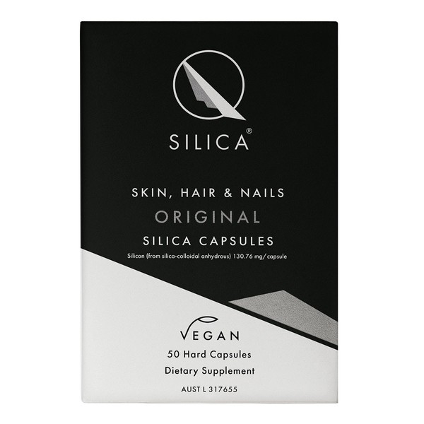 QSilica Hair, Skin & Nails Original Silica Capsules - 50 vegecaps