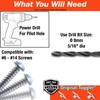 TOGGLER Toggle TA Hollow-Door Anchor with Screws, Polypropylene, Made in