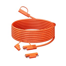 Tonton 12.5FT SAE Extension Cable - 16AWG Heavy Duty Quick Connect SAE Cable for Battery Chargers, Compatible with Motorcycles, Cars, RVs, ATVs, and More