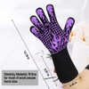Comsmart BBQ Gloves, 1472 Degree F Heat Resistant Grilling Gloves