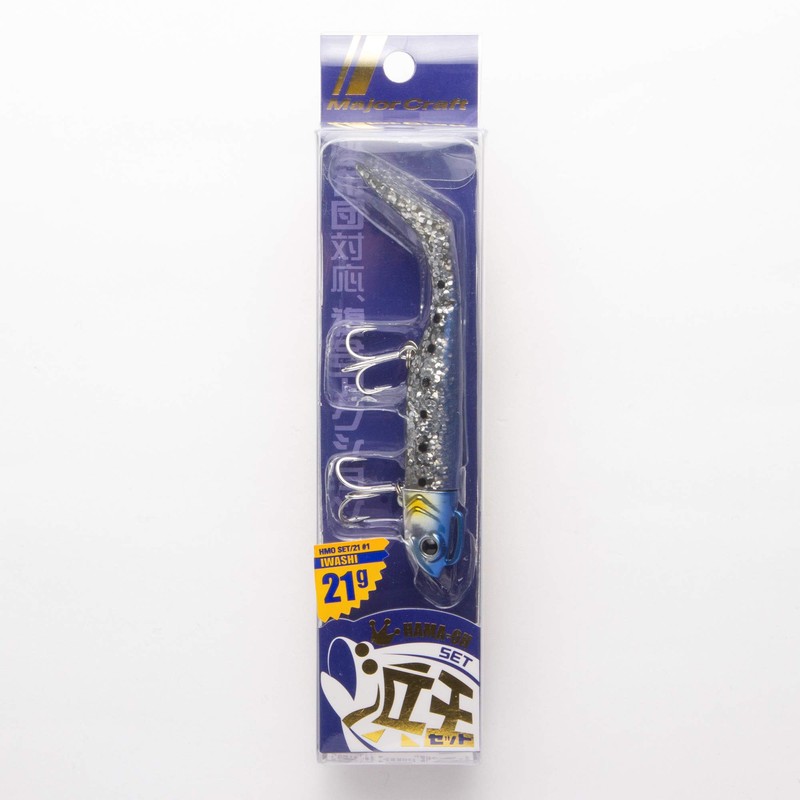 Major Craft HMO SET-28#1, Iwashi 28, Hamaoh Worm Flatfish Set