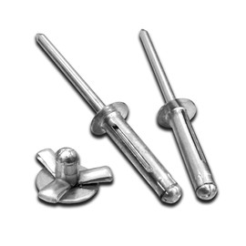 Pop Rivets Blind Rivets Rivets Aluminum Large Grip Stretch Folding Blind Fasteners 100 Pcs 5/32"X0.57" Aluminum Pop Rivets Pop Rivet Assortment Super-Deals-Shop