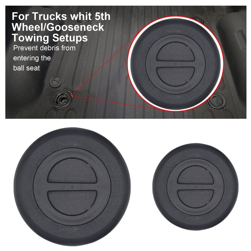 Bed Plug Cover Kit Compatible with 2014-2019 Dodge Ram 2500