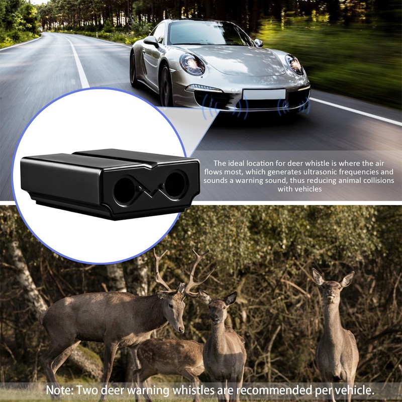 Deer Whistle for Car - Upgraded Deer Whistles for Vehicles