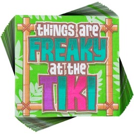 Fun Express Tiki Party Lunch Napkin - Party Supplies - 16 Pieces