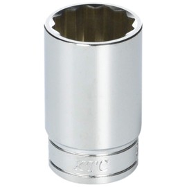KYOTO TOOL (KTC) B3M-23W-H Semi-Deep Socket, 3/8 inch (9.5 mm)