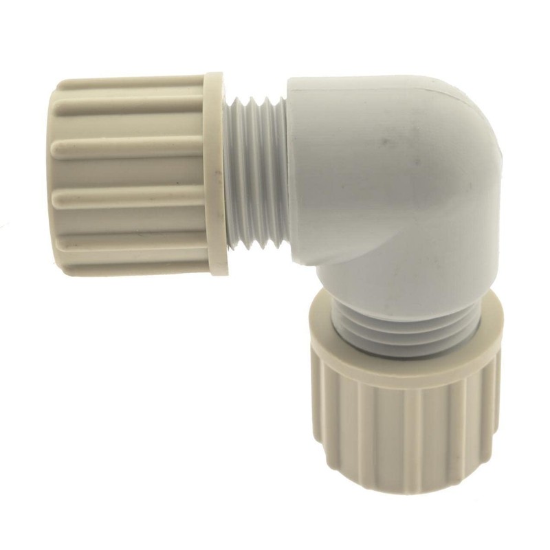 Angle Hose Fitting 12 x 9 mm PTFE (PA)