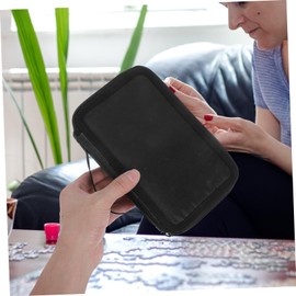 Baluue 35pieces Nail Art Tool Organizer Bag Storage Case for Manicure Pens Brushes Portable Makeup Brush Holder for Home Salon Use Durable Cloth Material Holds up to Tools