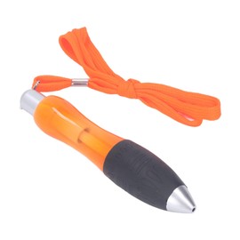 Wide Body Ballpoint Pens, Pack of 5, Large Thick Ballpoint Pens, Fat Weighted Pens, Large Pens with Wide Handle, for Parkinson's Arthritis (Orange)