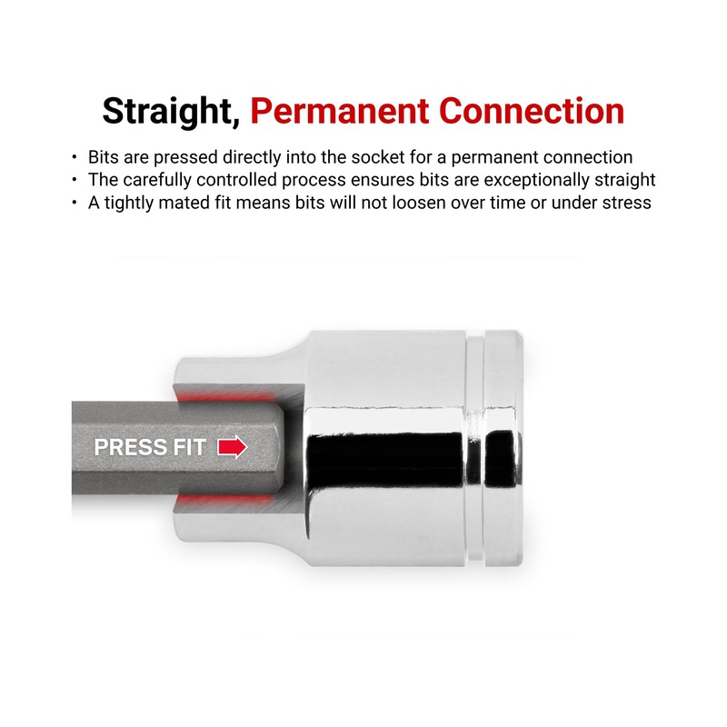 TEKTON 3/8 Inch Drive x TR45 Tamper-Resistant Torx Bit Socket