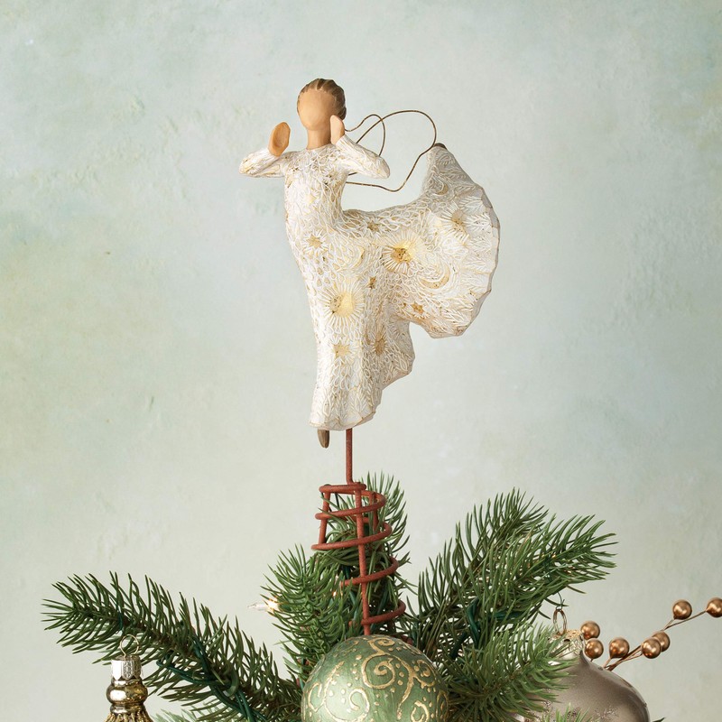 Willow Tree Song of Joy Tree Topper, Sculpted Hand-Painted Figure