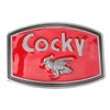 Thanksgiving Cocky Belt Buckle Western Cowboy Cowgirl Motorcyclist (CKY-01), Red,