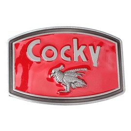 Thanksgiving Cocky Belt Buckle Western Cowboy Cowgirl Motorcyclist (CKY-01), Red, One Size for all