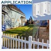 Hicarer 16 Pcs Heavy Duty Aluminum Fence Bracket with Screws