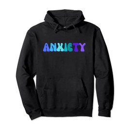 ANXIETY ATTACK AWARENESS SOCIAL ANXIETY DISORDER BLUE SHADE Pullover Hoodie