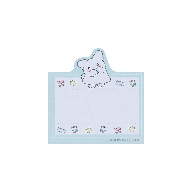 Sun-Star Stationery S284966 Ghost Sanrio Characters, Goods, Sticky Notes, Can