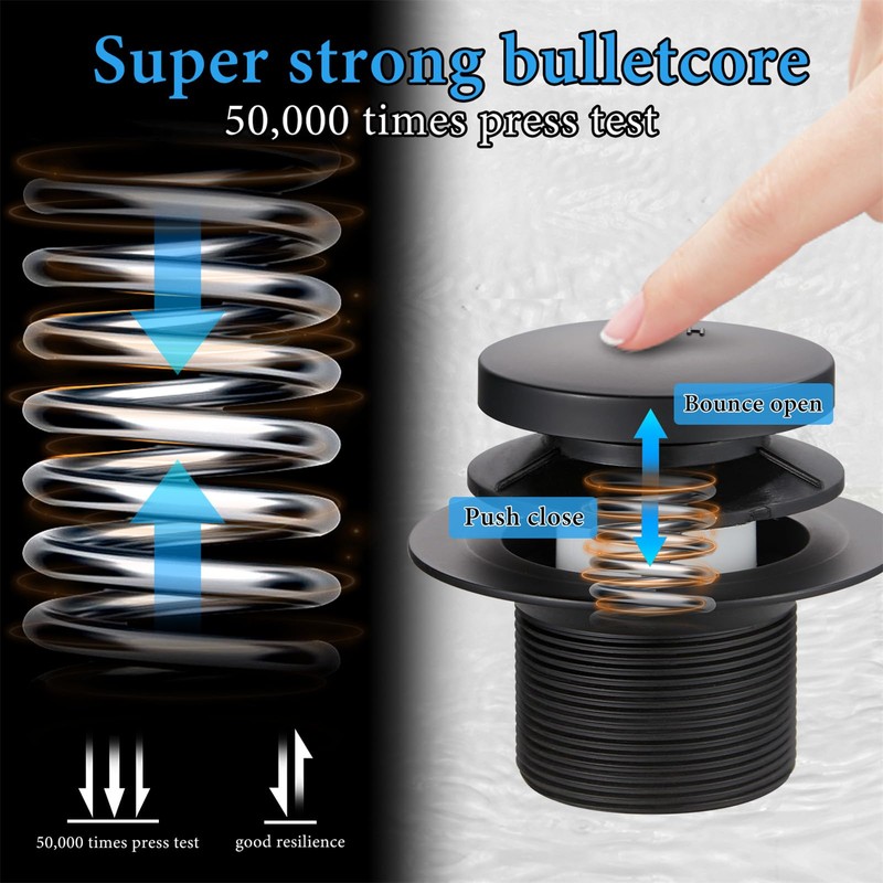 Tip Toe Bathtub Drain Conversion Kit Assembly, Tub Drain Plug