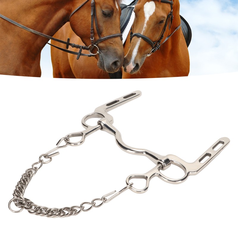 Horse Mouth Bit Stainless Steel Rustproof Easy to Control Horse