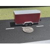 Under Construction Replicas 1/87 Scale Cargo Trailer in Red