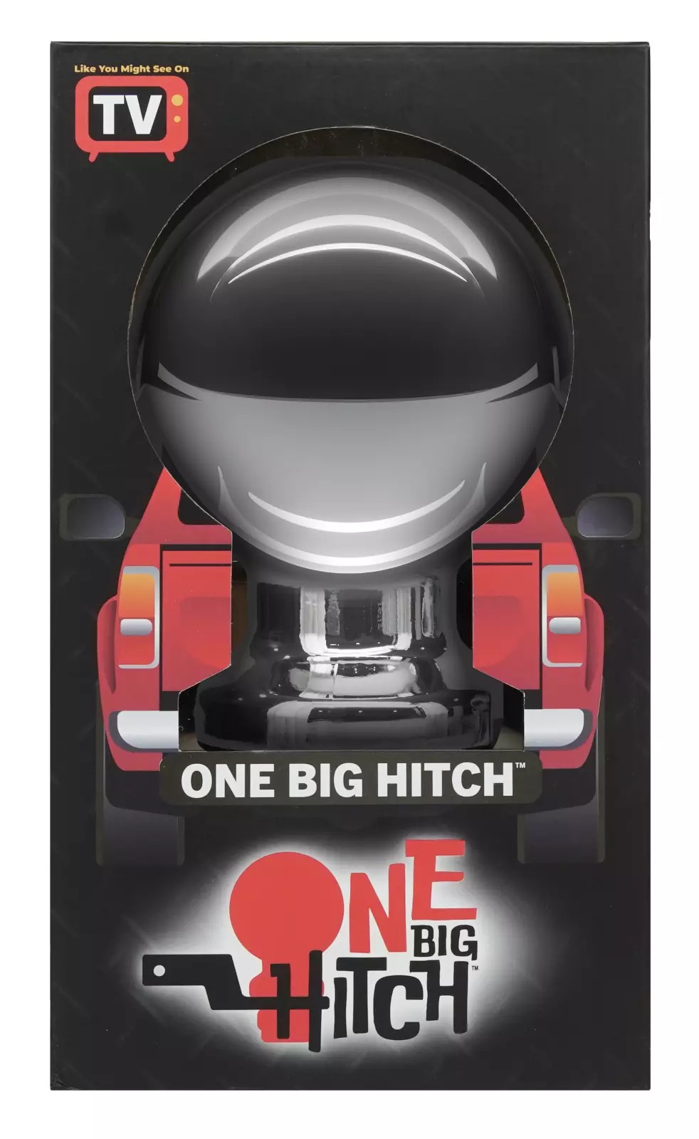 Tiny Trailer Hitch Novelty Mini Hitch - Gag Gift, Funny Prank, 2" Shank, Plastic