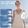 Blissfuhue Portable Clip on Fan, 3-in-1 Hands Free Mini Hat