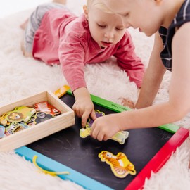 Melissa & Doug Wooden Animal Magnets | Magnets for Kids | Fridge Magnets for Kids | Early Development & Activity Toys | Learning Toys | Toys for 2+ Year Old Girls or Boys