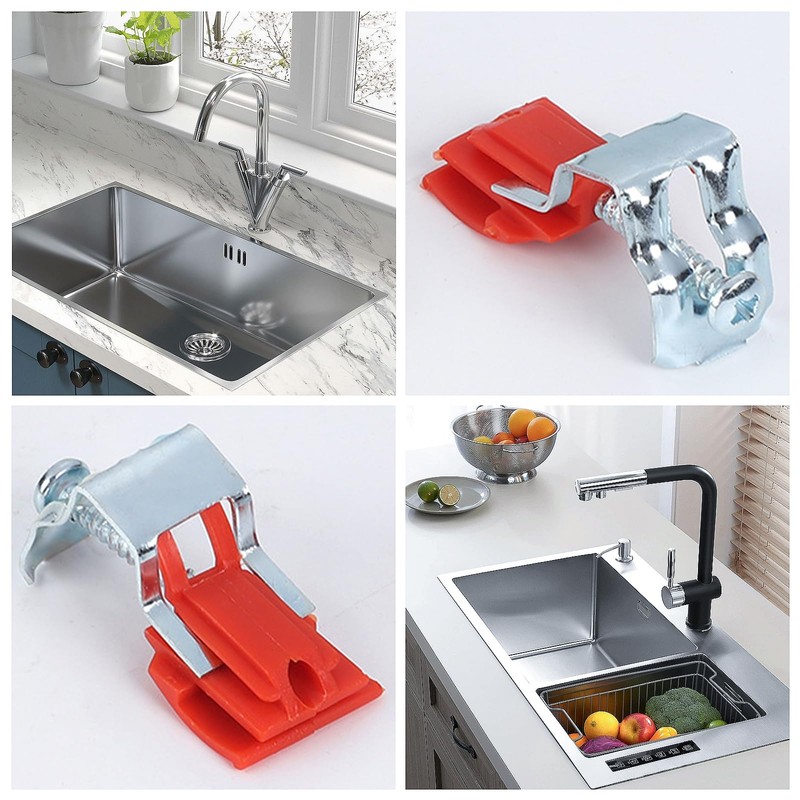 Sink Fixing Clips 10 PCS Undermount Sink Brackets Kitchen Sink