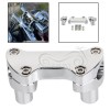 Unbranded Chrome 2" Risers 1" Handlebar Clamp For Harley Softail