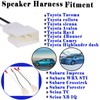 2 Pack 72-8104 Speaker Harness Adapter Compatible with Toyota Speaker