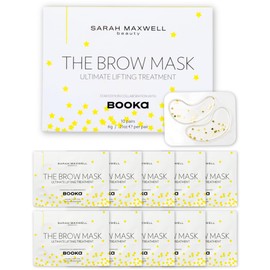Sarah Maxwell Beauty Brow Mask: Ultimate Nourishing & Hydrating Treatment – Natural Brow Revitalizer for Full & Vibrant Appearance - 10 Pack