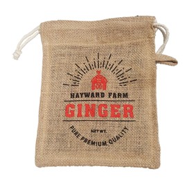 Eddingtons Hayward Farm Jute Hessian Ginger Storage Bag