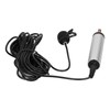 Professional Condenser Microphone Lavalier Lapel Mic Clipon Instrument Microphone for