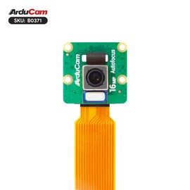 Arducam Hawkeye for Raspberry Pi Camera Module with Case, 64MP Autofocus Camera with ABS Shell, Compatible with Raspberry Pi 5/4/3/2/Zero/W/Zero WH