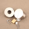 Outdoor Faucet Spigot Lock with Metallic Stainless Steel Gate Valve
