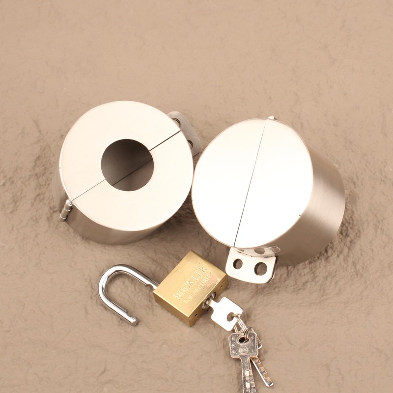 Outdoor Faucet Spigot Lock with Metallic Stainless Steel Gate Valve