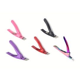 Acrylic Nail Clipper Nail Tip Cutter, Acrylic, Gel, False, Fake Nails, Home and Saloon Use (Purple)