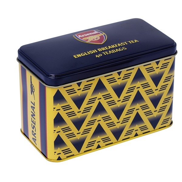 New English Teas Arsenal Bruised Banana Tea Tin with 40
