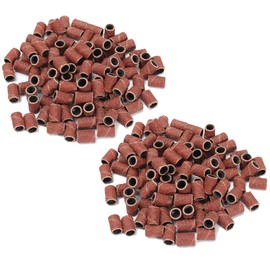 PROFICO Pack of 100 Sanding Sleeves Sanding Belts Sanding Caps 240 Grit Sanding Cap Sanding Belt Nail Cutter Attachment for Nail Design Nail Care Nail Art for Manicure Pedicure Acrylic Nails Gel Nails