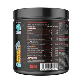 TWP Nutrition Platinum Series LFT V2, High Stim Strong Pre Workout, 390g and 30 Servings, 9 Great Flavours (ICY Lemon Sherbert)