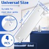 Zonon Door Strike Plate Filler with Screws Carbon Steel Strike