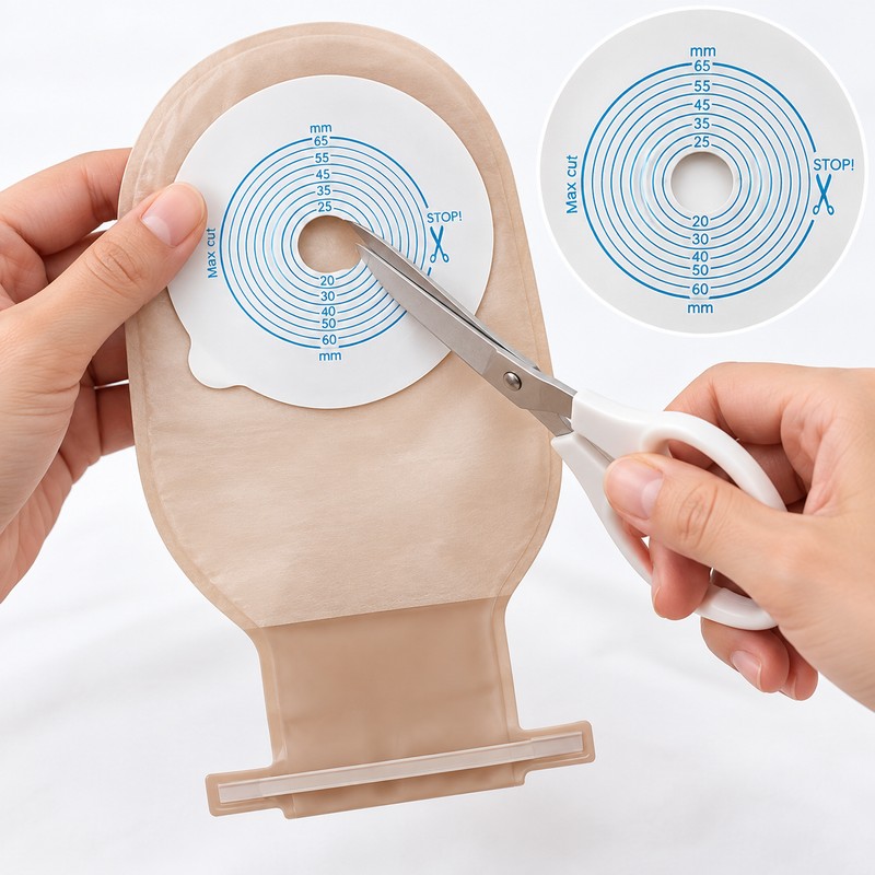 10 Pcs One-Piece Drainable Colostomy Bag for Ostomy Care –