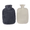 Plush Hot Water Bottle with Soft Plush Cover 2000ml Anti